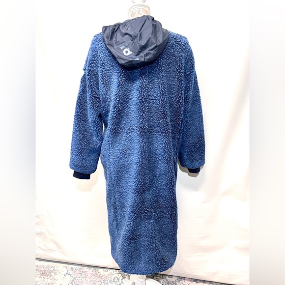 ALPHA TAURI  Blue Sherpa full‎ length zip jacket size S - Picture 4 of 16